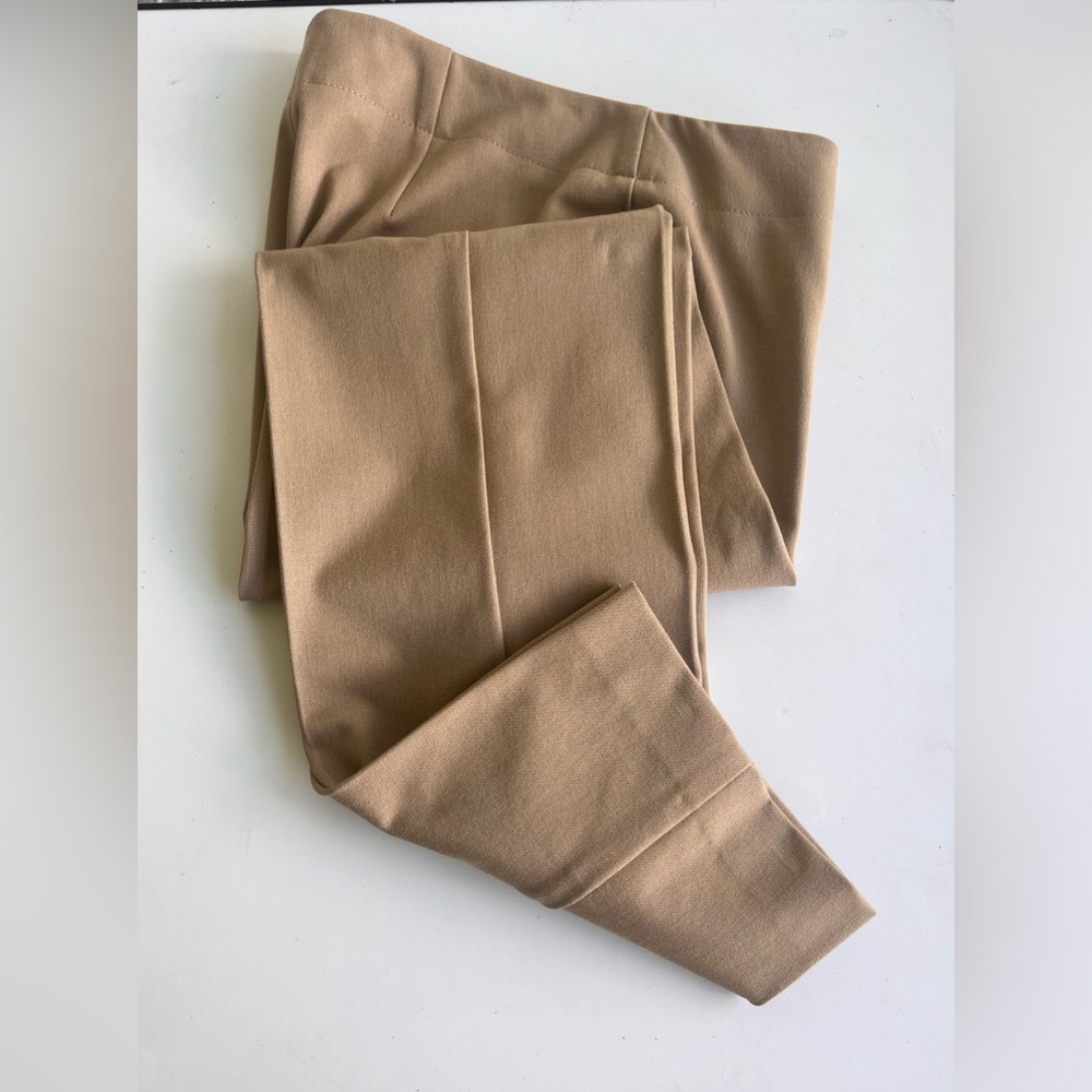TALBOTS PETITE 2P DRESS PANTS BEIGE